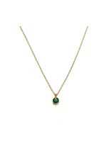 Bo Gold Ketting - Goud - Edelsteen