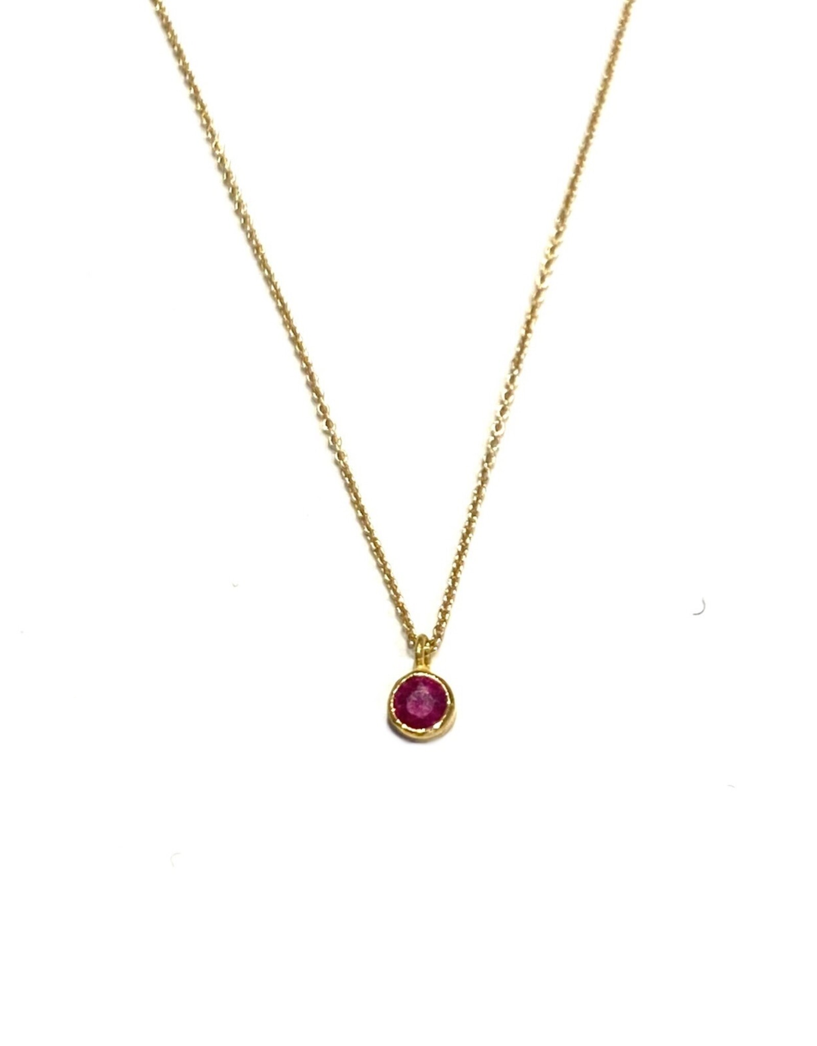 Bo Gold Ketting - Goud - Edelsteen