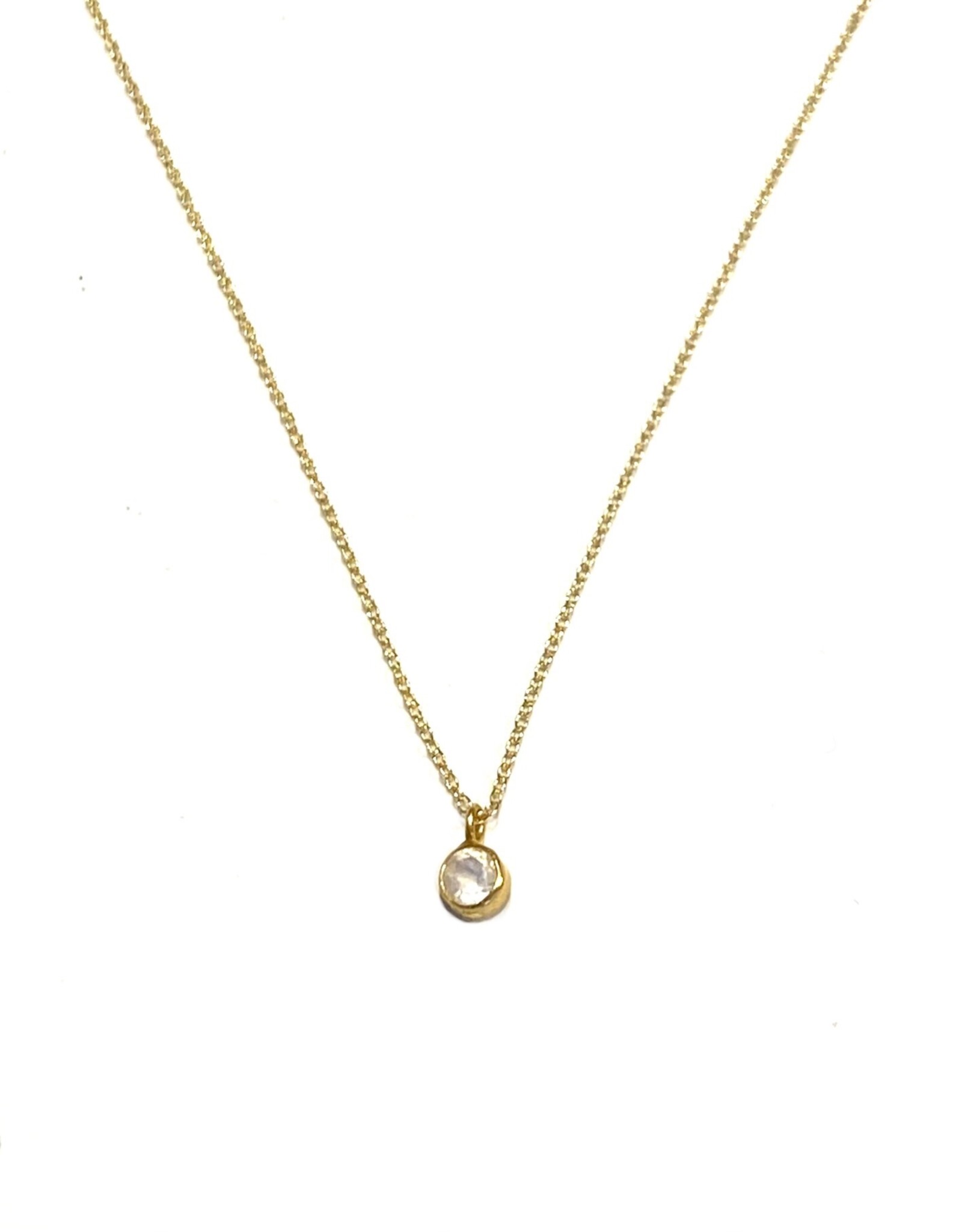 Bo Gold Ketting - Goud - Edelsteen