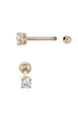 Bo Gold Oorbel - Goud