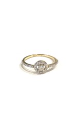 Bo Gold Ring - Goud  - Diamantjes