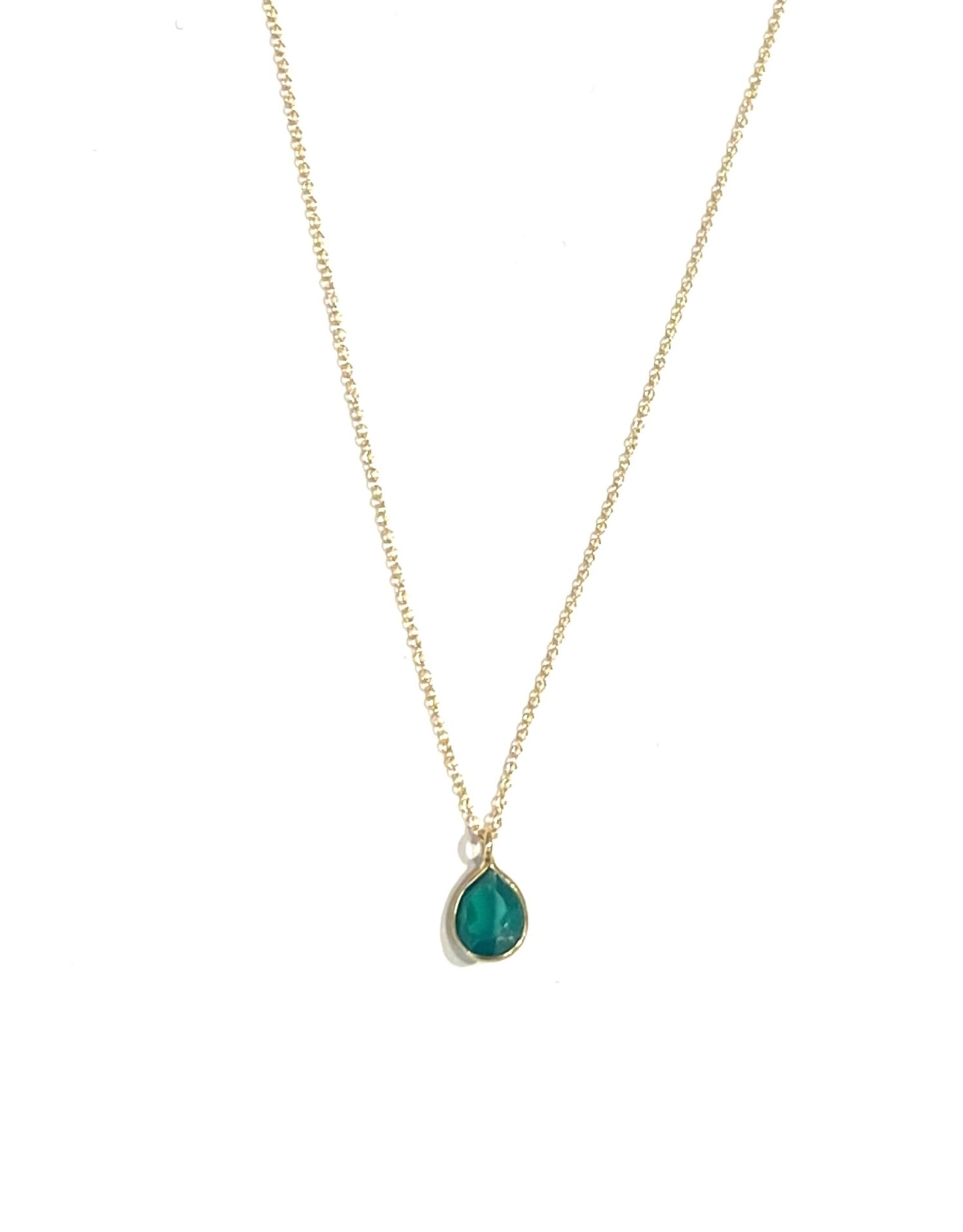 Bo Gold Ketting - Goud - Edelsteen
