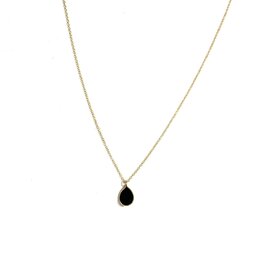 Bo Gold Ketting - Goud - Edelsteen