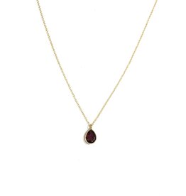 Bo Gold Ketting - Goud - Edelsteen