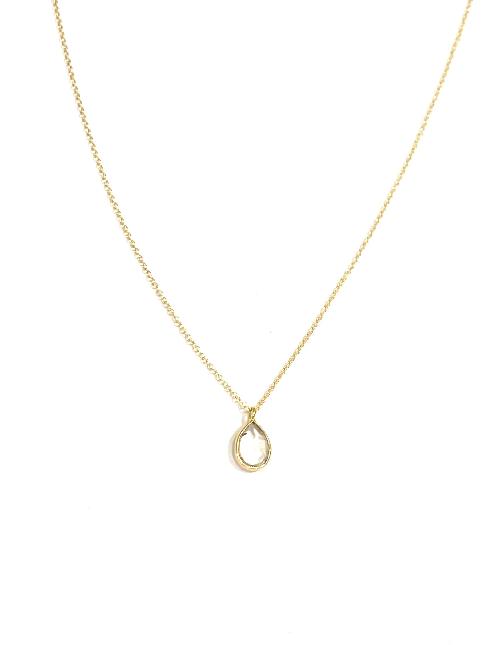 Bo Gold Ketting - Goud - Edelsteen