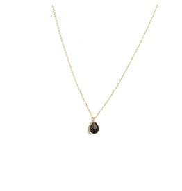 Bo Gold Necklace - Gold - Gemstone