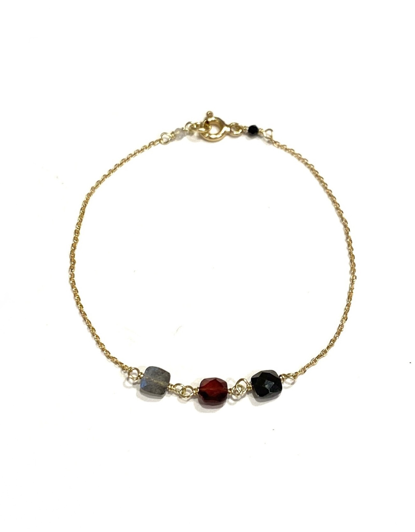 Bo Gold Armband - Goud - Edelsteen