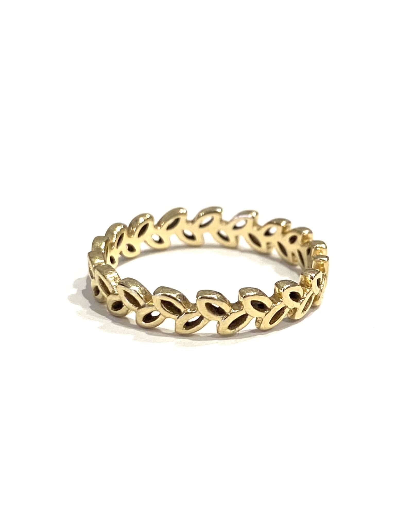 Bo Gold Ring - Gold - Open wreath