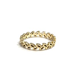 Bo Gold Ring - Gold - Open wreath