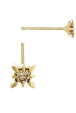 Bo Gold Earring - Gold - Star - Diamond