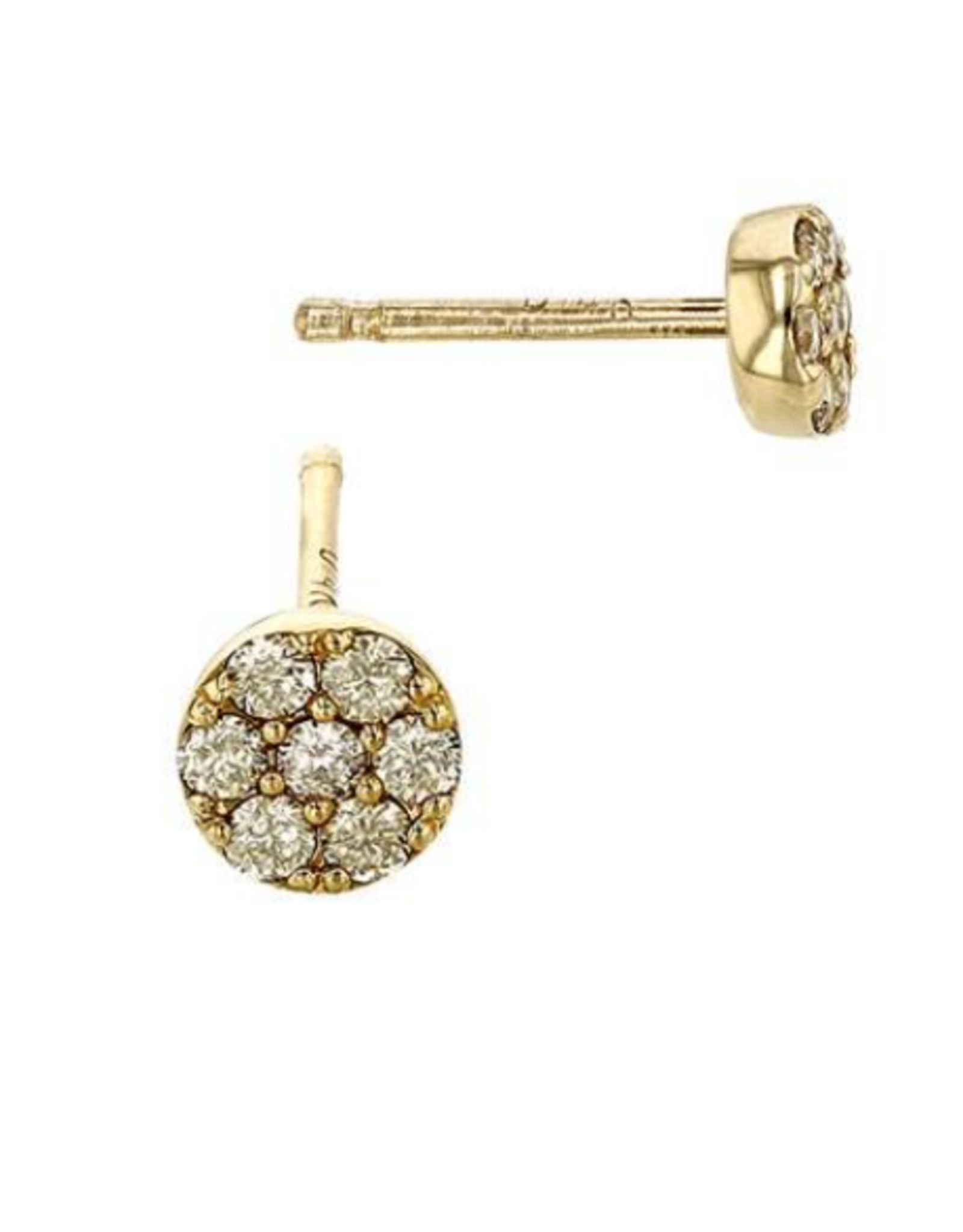 Bo Gold Earring - Gold - Diamonds
