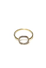 Bo Gold Ring - Goud - Diamantjes