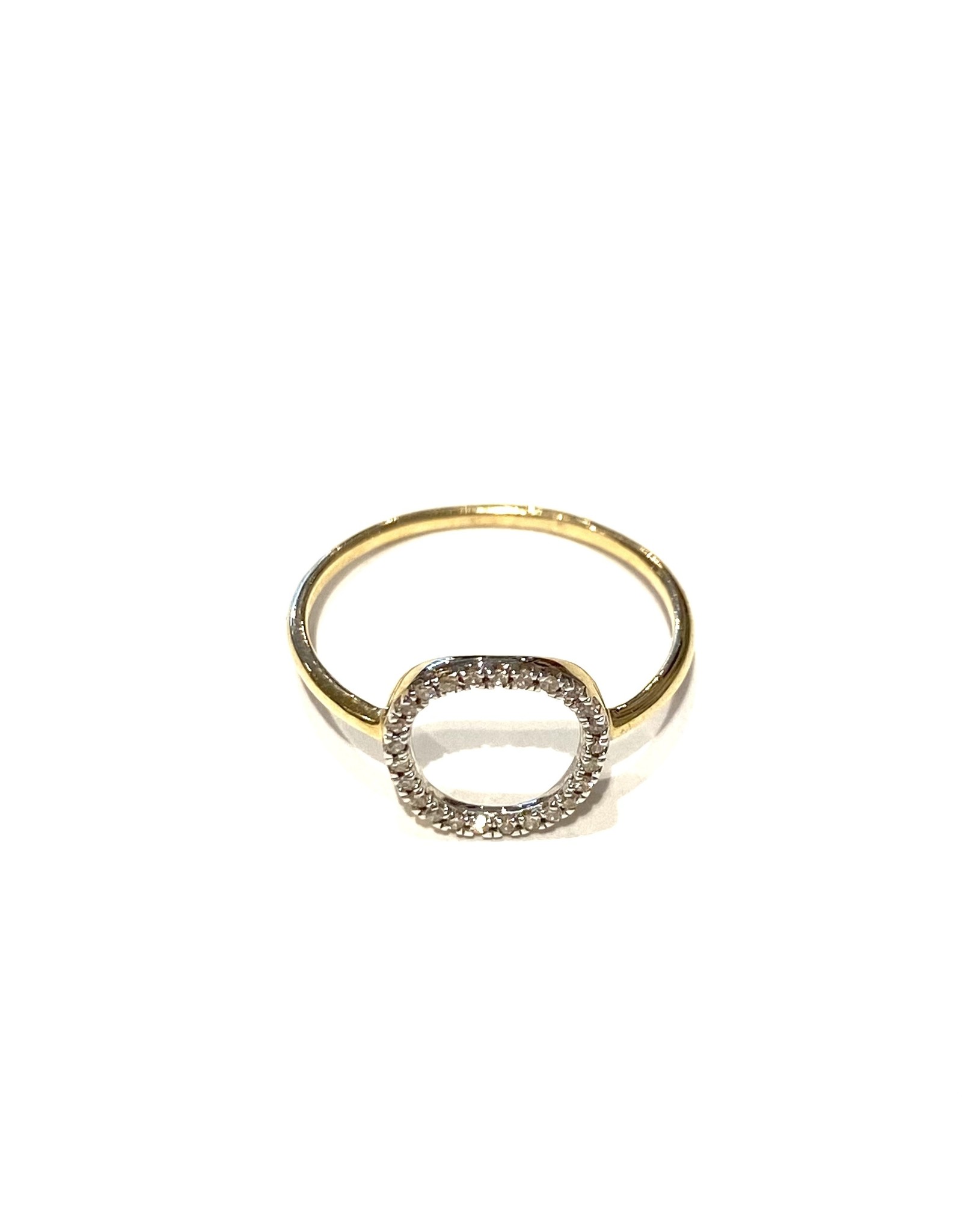 Bo Gold Ring - Goud - Diamantjes