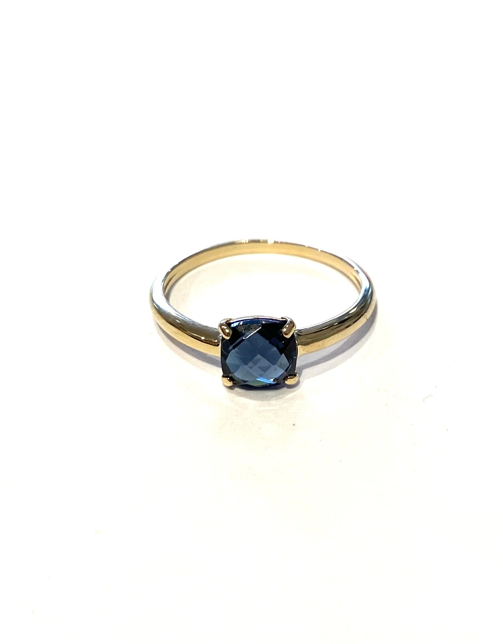 Navarro Ring - Goud - London blauw topaas