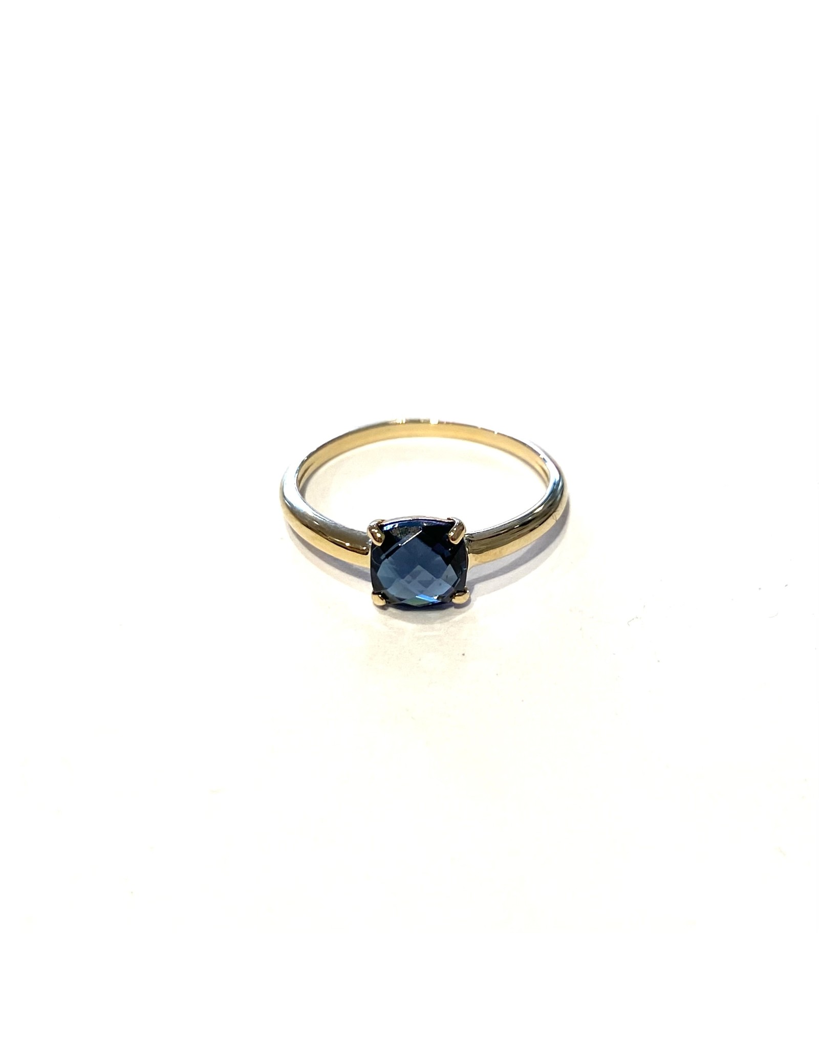 Navarro Ring - Gold - London blue topaz