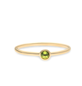Swing Jewels Ring - Gold - Peridot - August