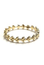 Bo Gold Ring - Gold - Wreath