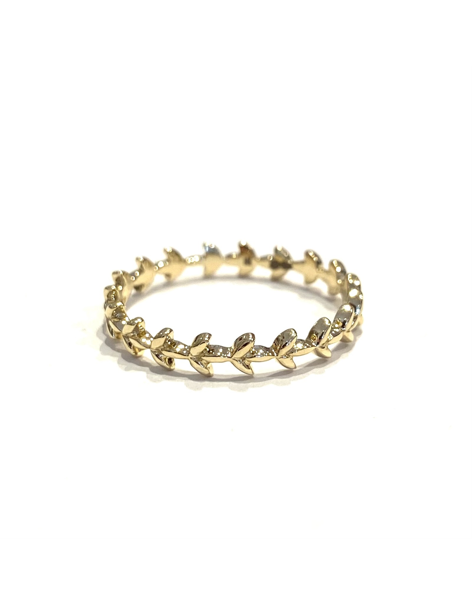 Bo Gold Ring - Gold - Wreath