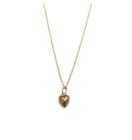 Bo Gold Necklace - Gold - Heart