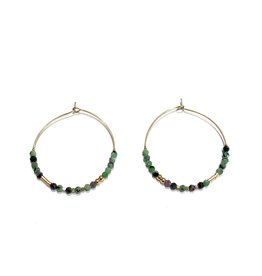 Zag Bijoux Paris Hoop Earrings