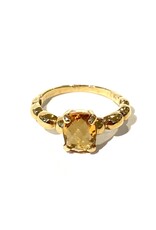 Navarro Ring - Gold - Citrine