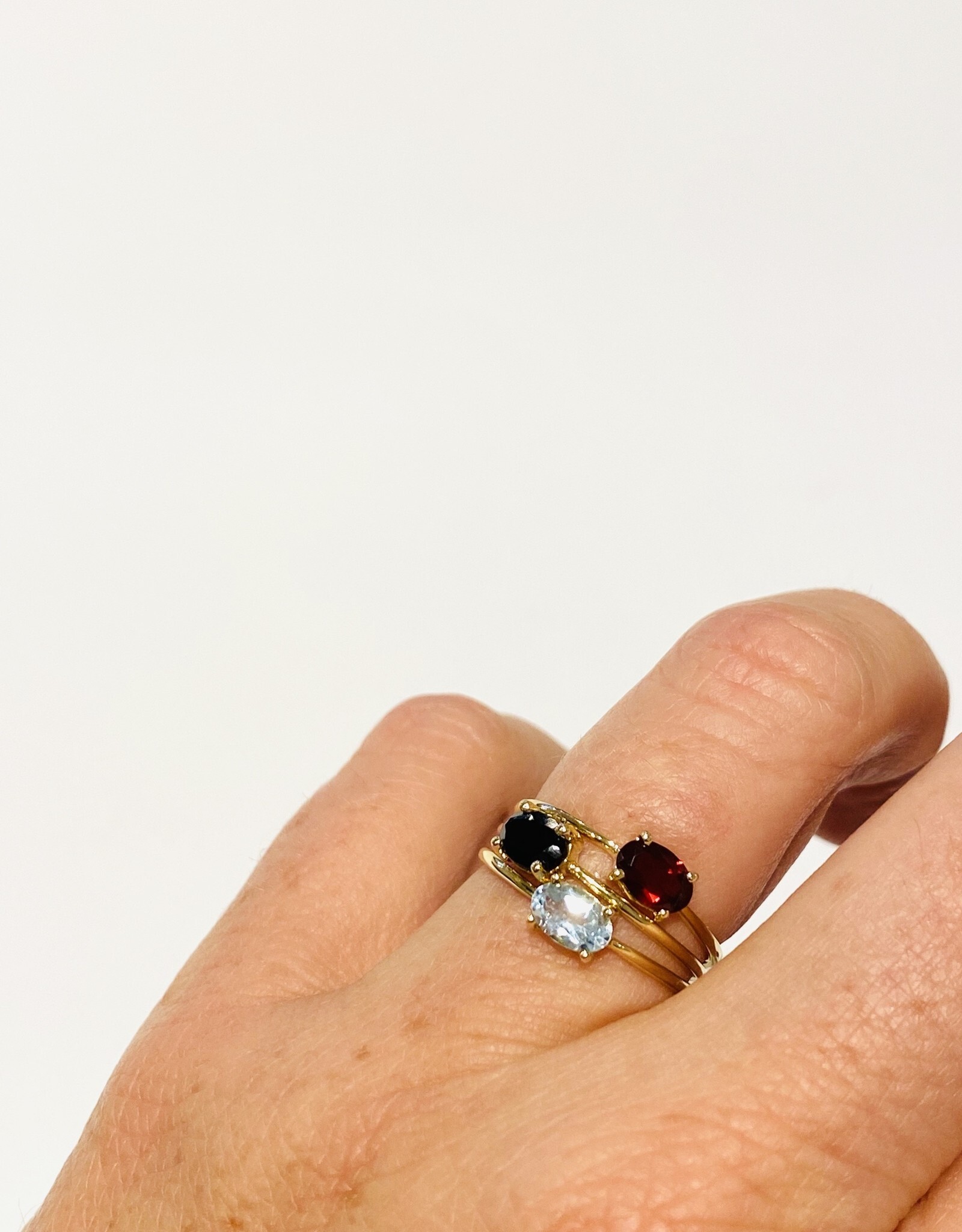Bo Gold Ring - Gold - Labradorite