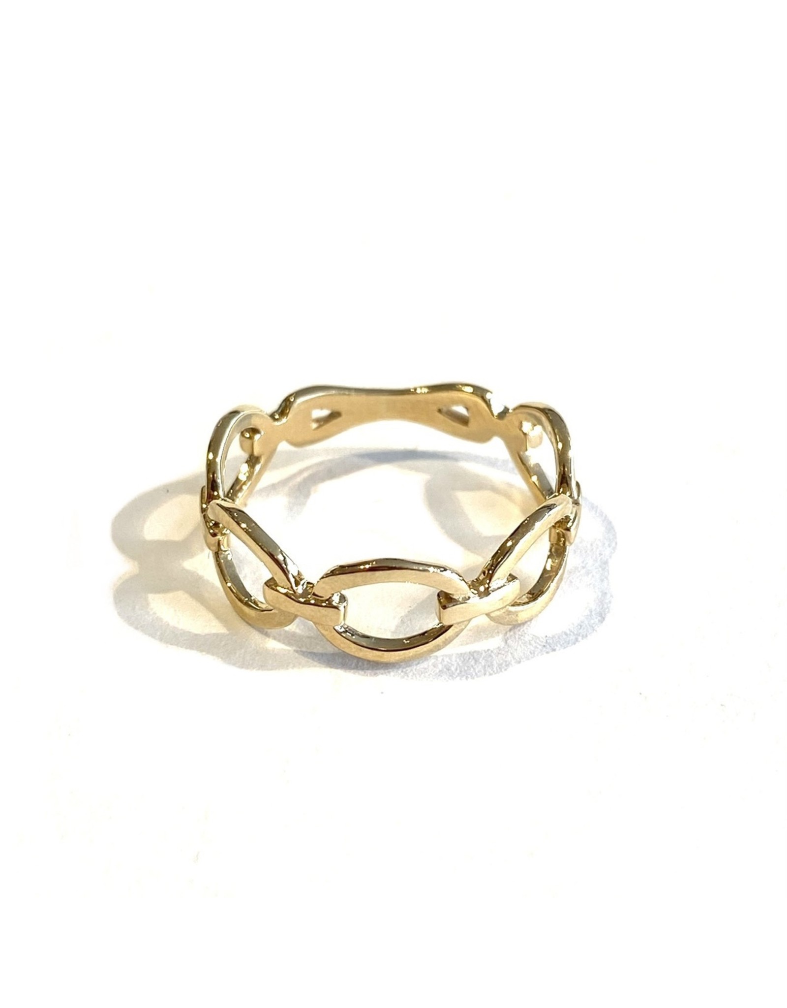 Navarro Ring - Goud - Schakel rond