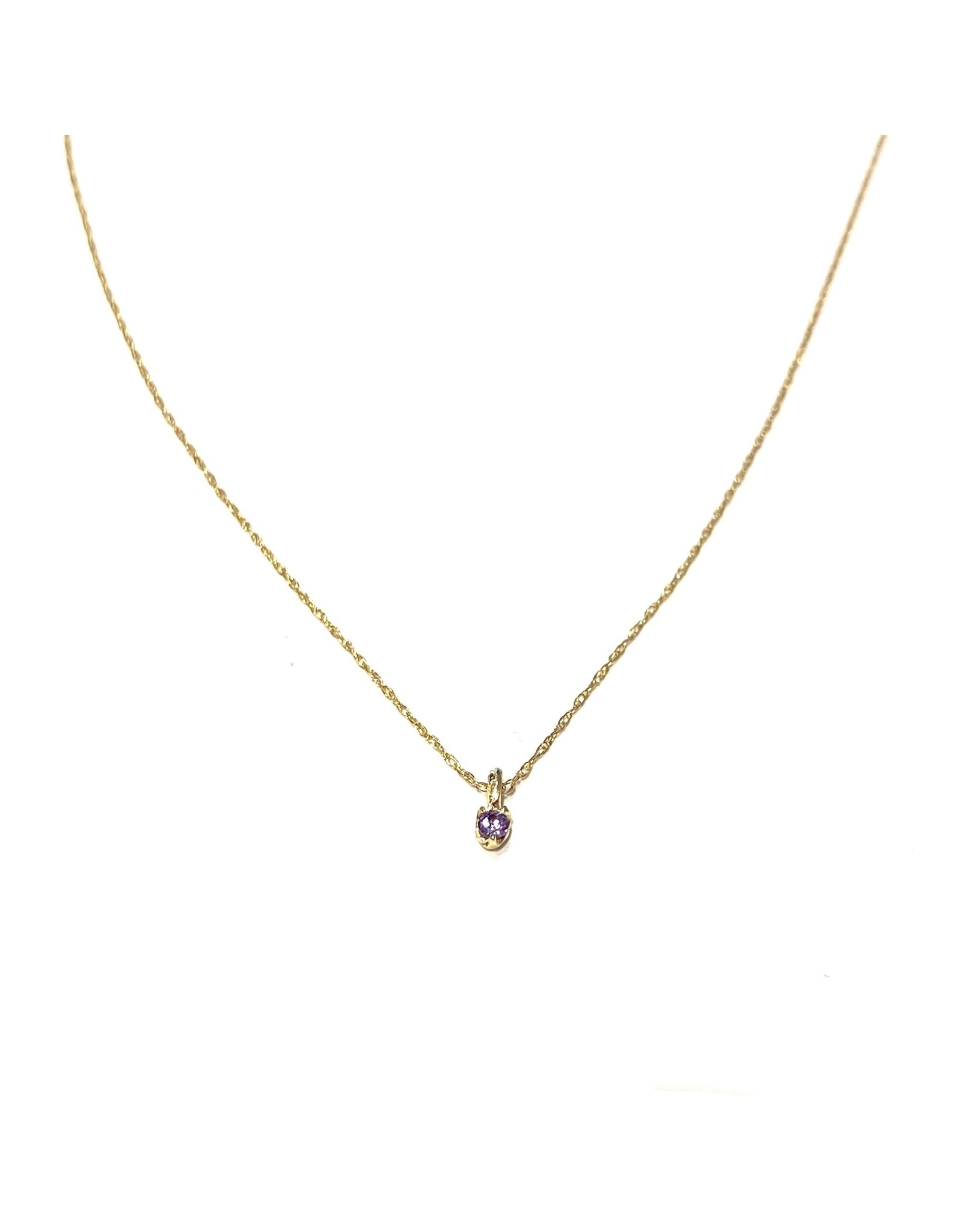 Lacee Alexandra Ketting - Goud - Alexandrite