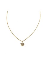 Bo Gold Necklace - Gold - Hart - Diamonds