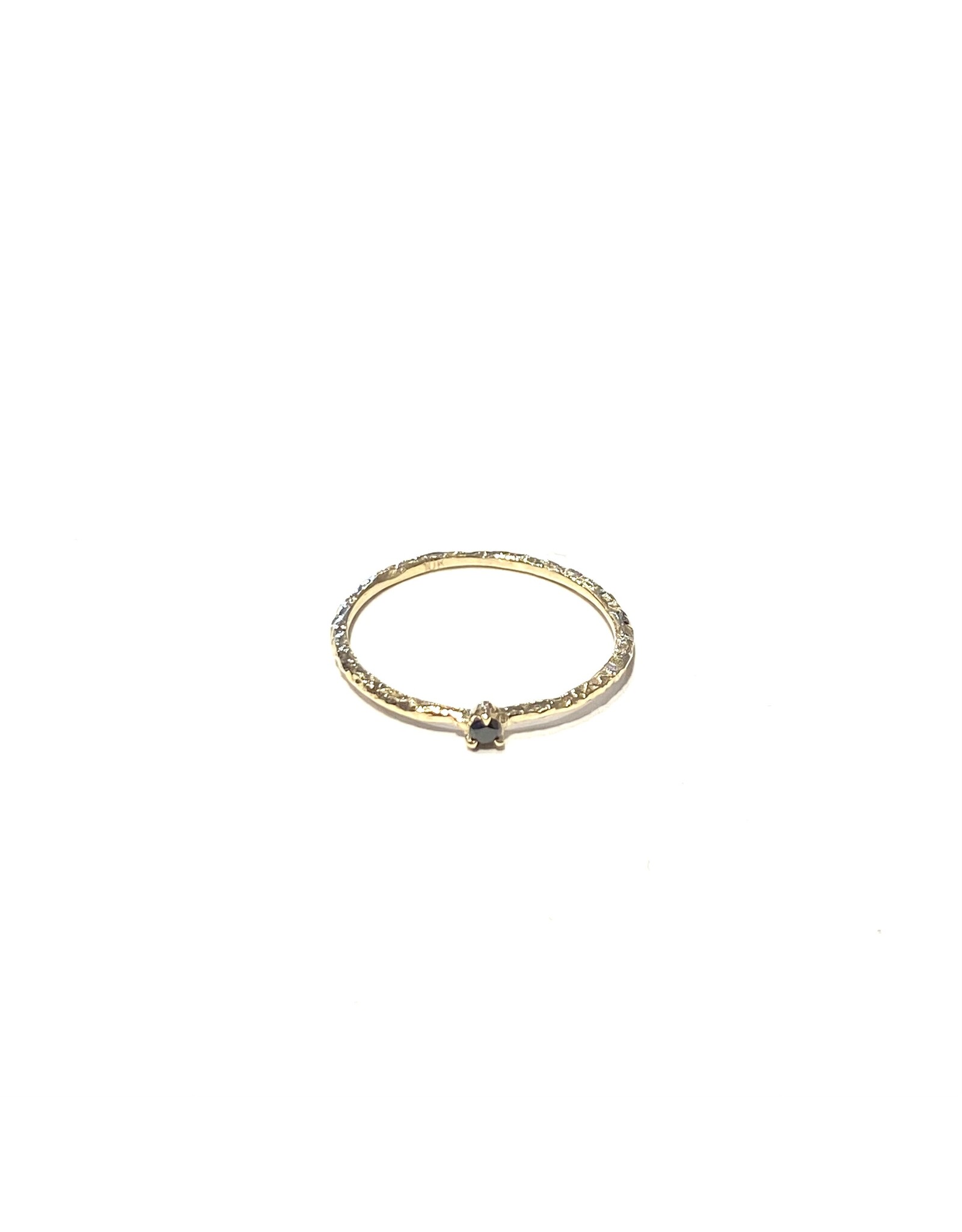 Lacee Alexandra Ring - Gold - Black diamond