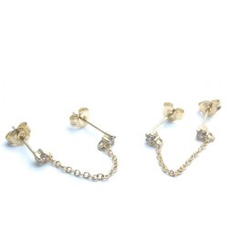 Rose Marie Earrings - Double pin