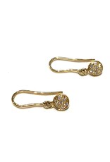 Bo Gold Oorbellen - Goud - Rond - Diamant