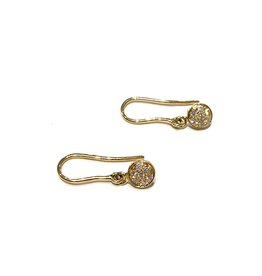 Bo Gold Oorbellen - Goud - Rond - Diamant