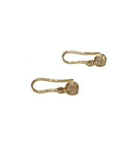 Bo Gold Earrings - Gold - Round - Diamond