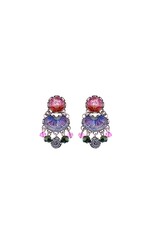 Ayala Bar Earrings Enchanted Garden Geranium