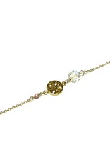 Bo Gold Bracelet - Gold - Moonstone