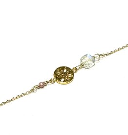 Bo Gold Bracelet - Gold - Moonstone