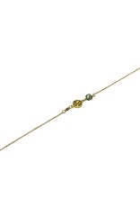Bo Gold Bracelet - Gold - Hematite
