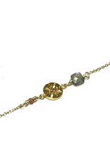 Bo Gold Armband - Goud - Hematiet