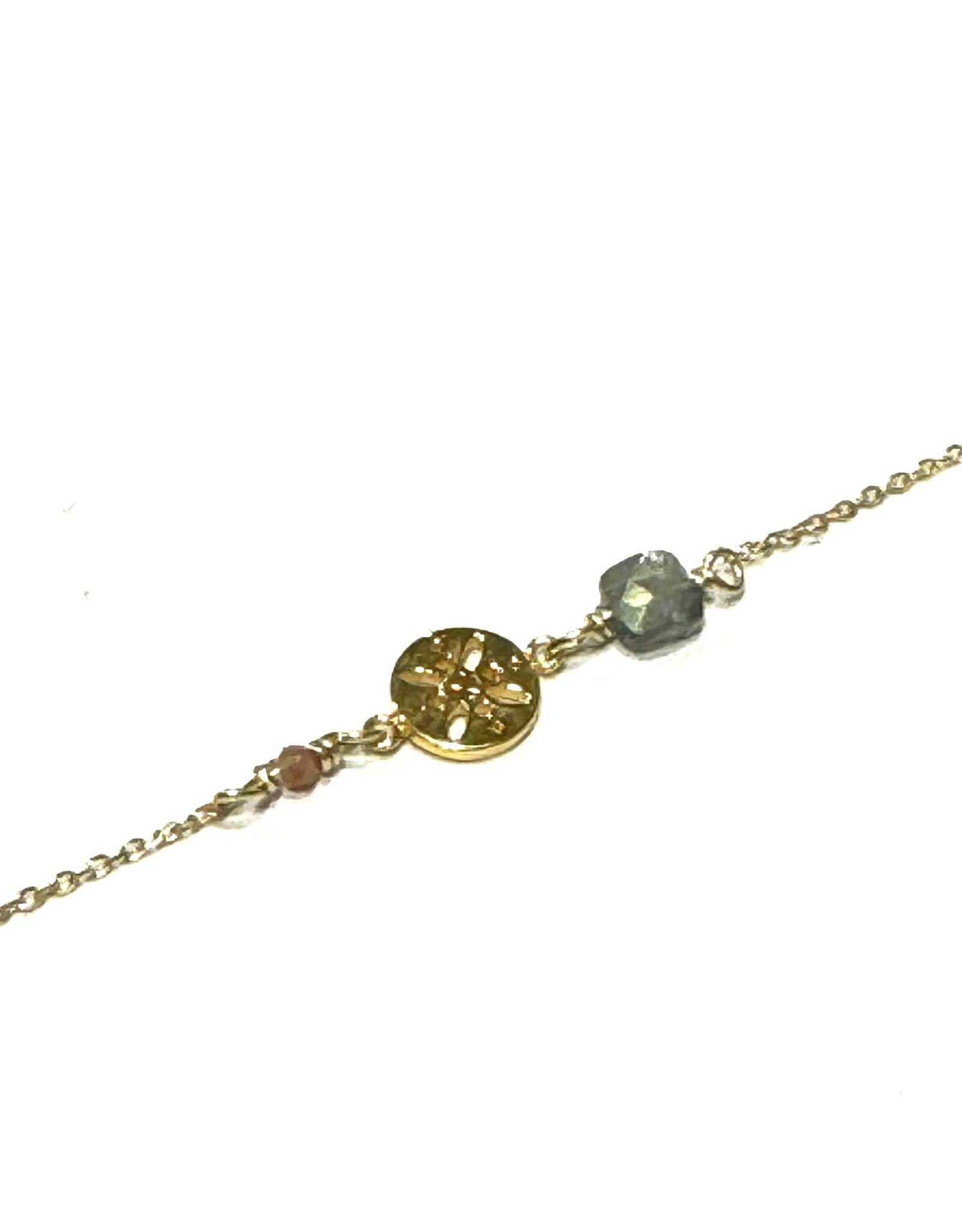 Bo Gold Armband - Goud - Hematiet