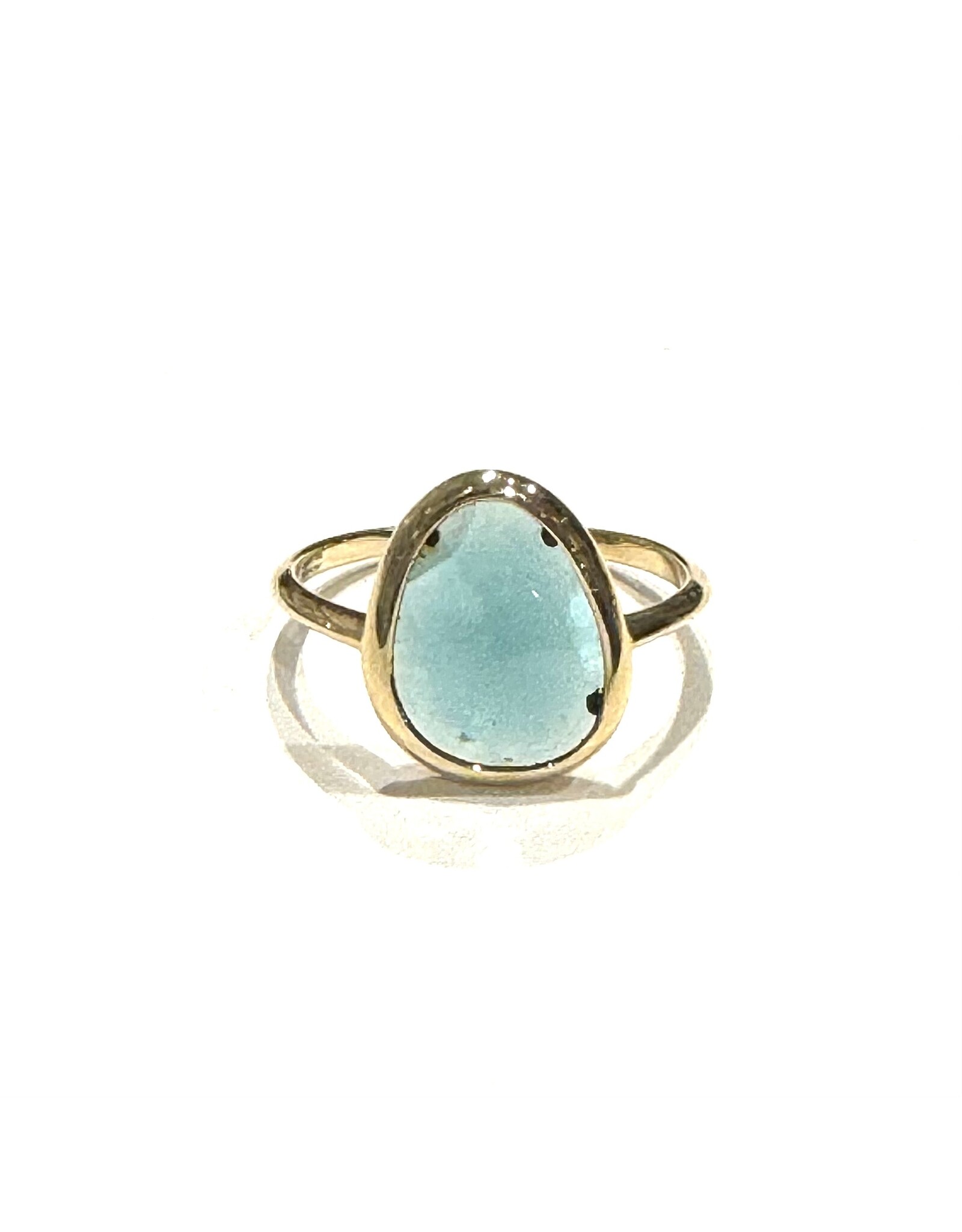 Swing Jewels Ring - Gold - London Blue Topaz