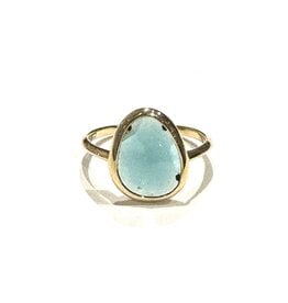 Swing Jewels Ring - Gold - London Blue Topaz