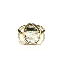 Swing Jewels Ring - Gold - Rutile Quartz