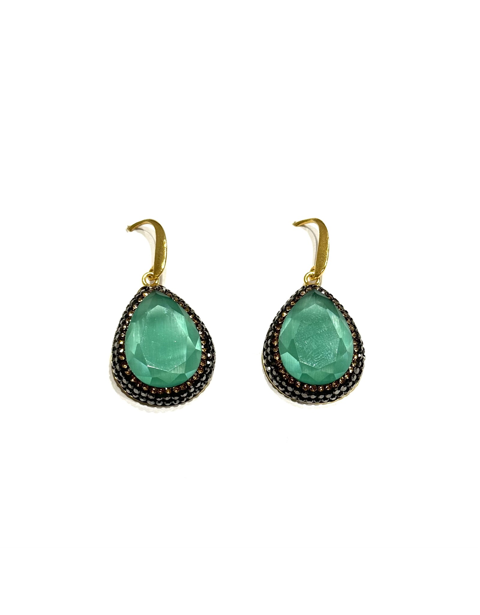 Sarah Lou Earrings - Green