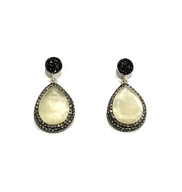 Sarah Lou Earrings - white