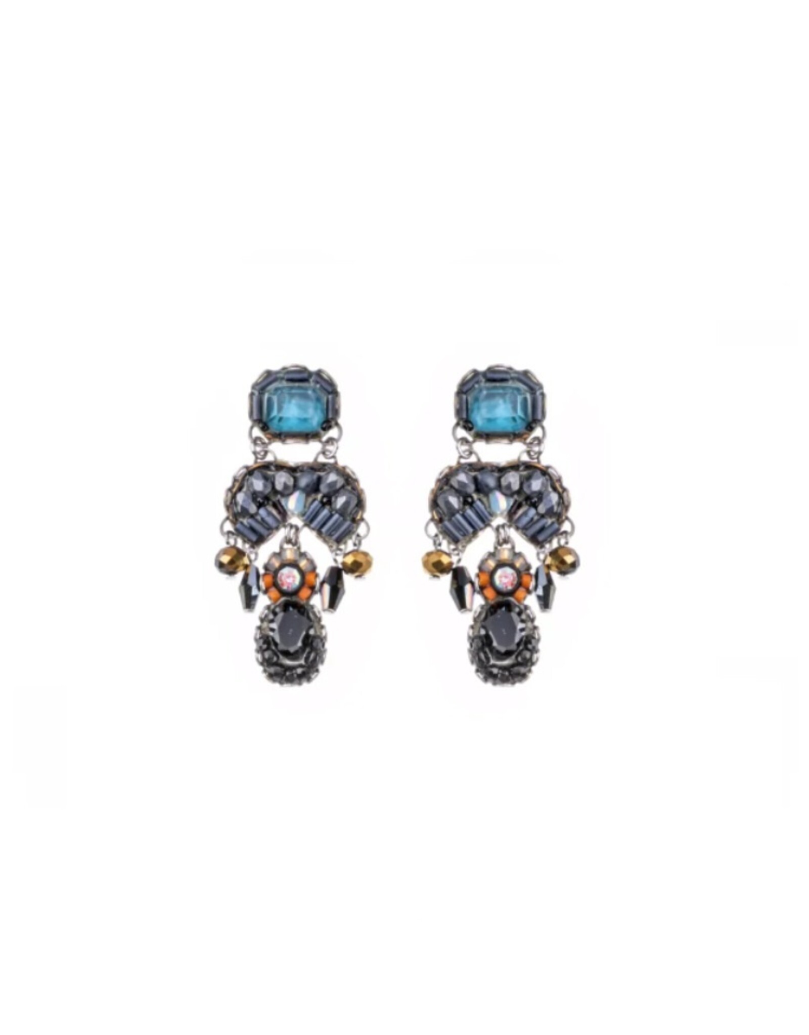 Ayala Bar Earrings Black Forest Set Lior