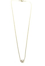 Bo Gold Necklace - Gold - Pearl