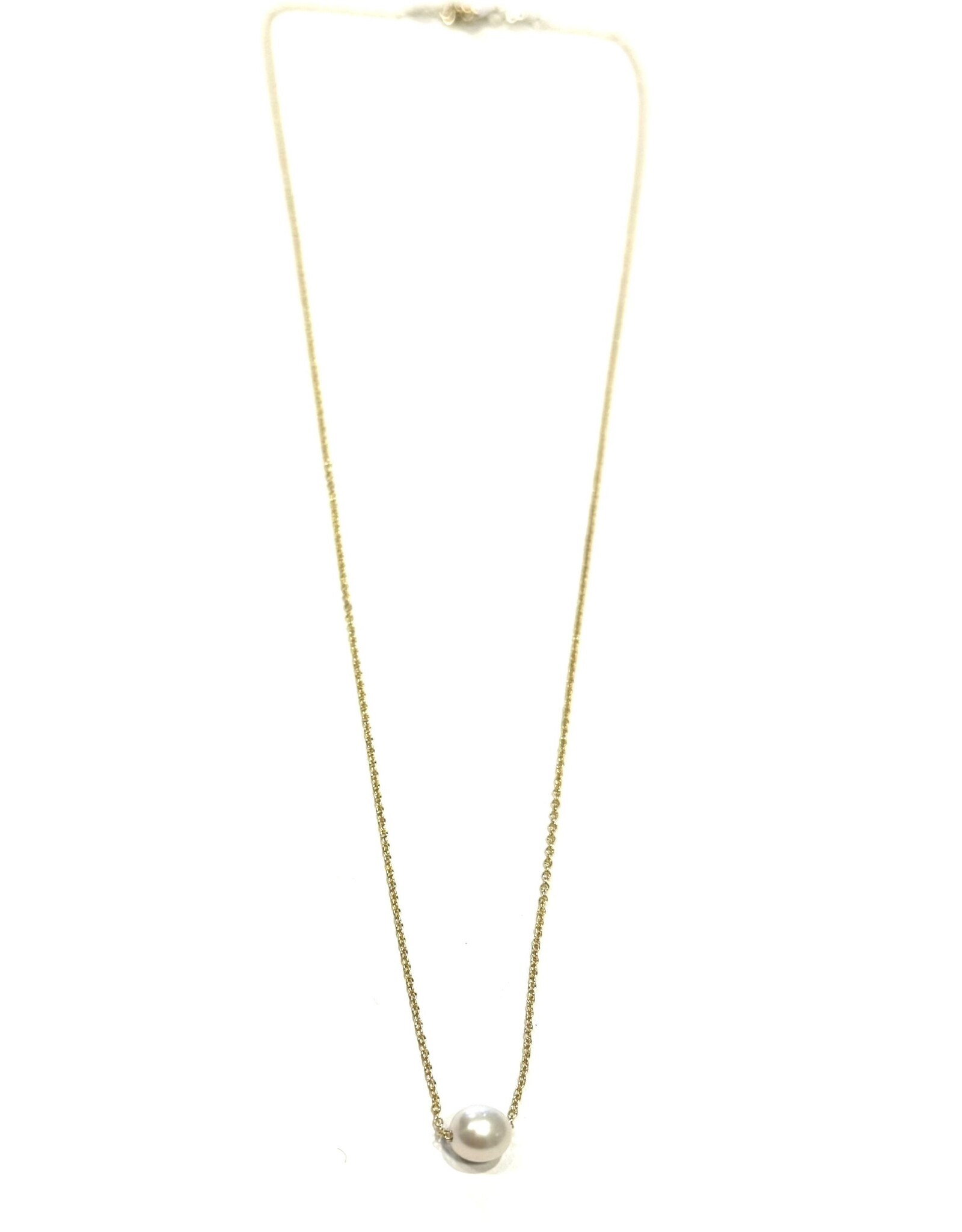 Bo Gold Necklace - Gold - Pearl