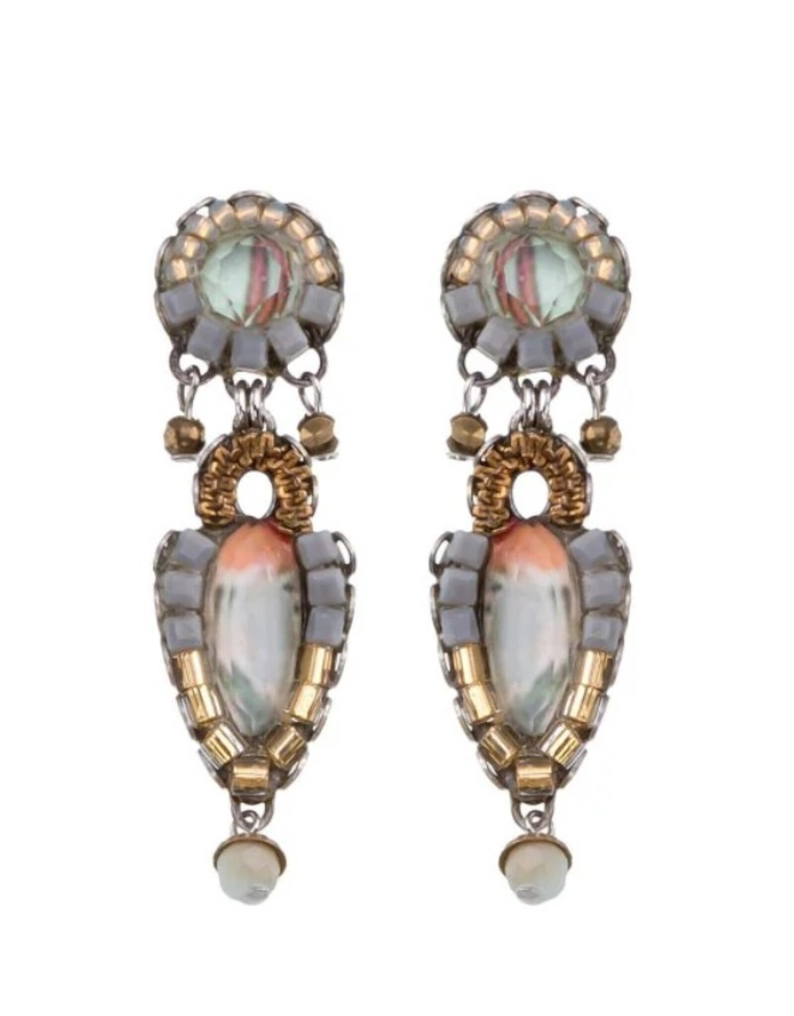 Ayala Bar Earrings Metallic Medley