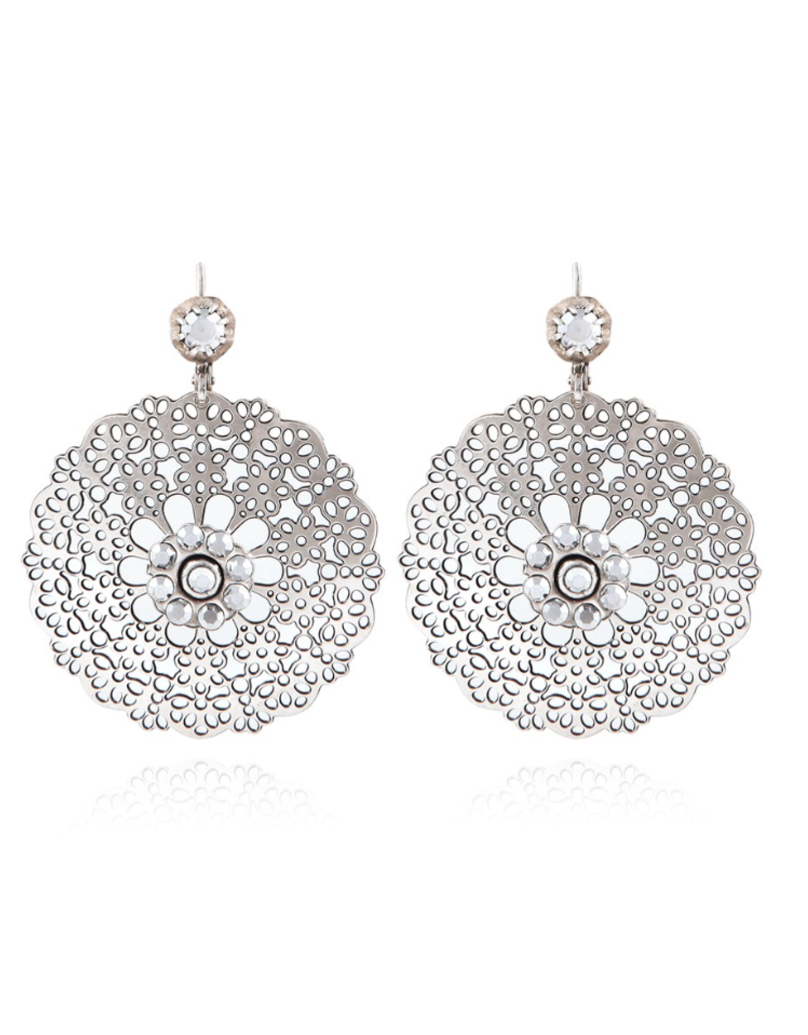 GAS Bijoux Earrings - Flocon Silver